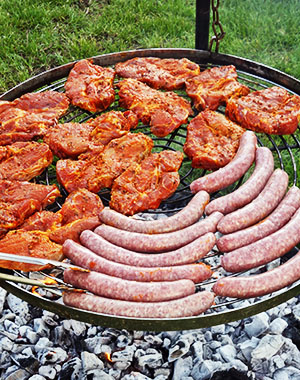 Campsite Runkel Grilling Barbecue BBQ